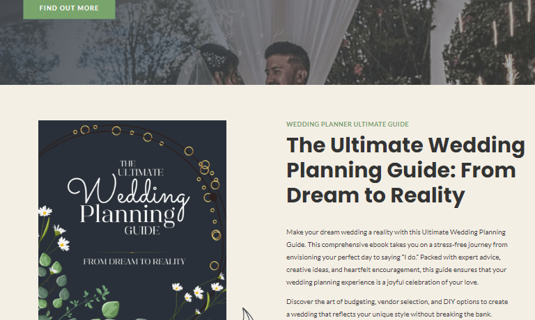  Wedding Planning Business Website
